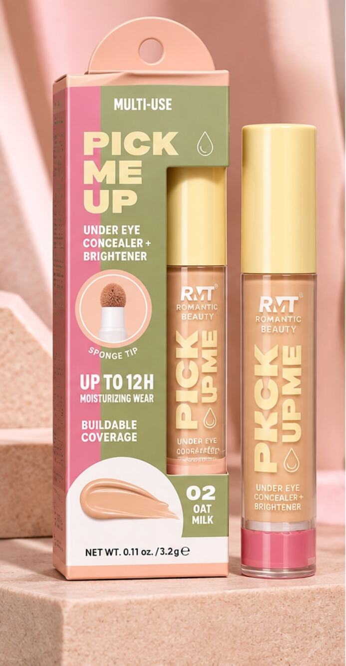 Romantic Beauty Pick Me Up Concealer Brightener 02 Oat Milk 0.11 oz